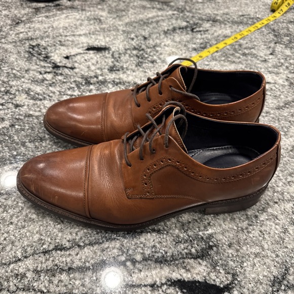 Cole Haan C28882 Brown Leather Cap Toe Dress Shoes Mens Size 10 M‎ #007 - Picture 3 of 16